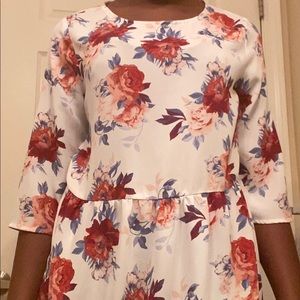 Forever 21 pretty flower blouse
